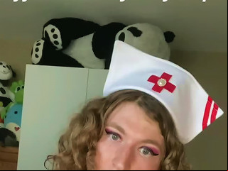 ASHEMALETUBE @ Nurse Milks Cock Huge Cumshot